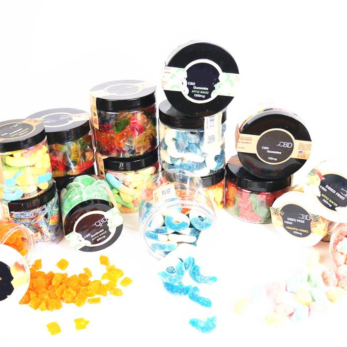 Сделано в Соединенных Штатах Ассорти Yummy КБР Gummies чистый изолировать 99.9% КБР заваренные эдибли для боли органические веганские эдибли