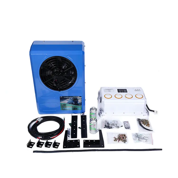 12 Volt 24 Volt Split Truck Parking Air Conditioner Semi Battery Powered Electric AC System For Truck