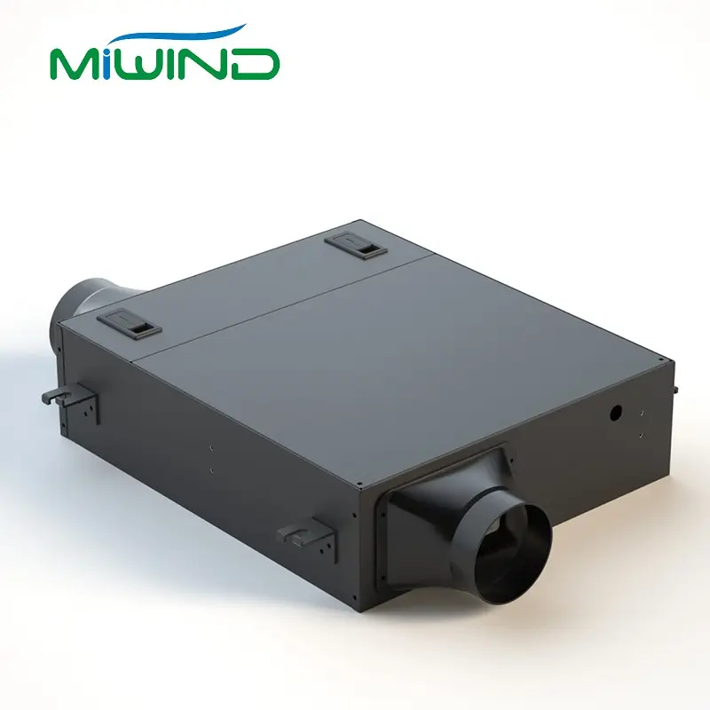 Miwind 6 inch Wholesale 150mm Air Cleaner HEPA Carbon Inline Duct Fan For Hospital Ventilation