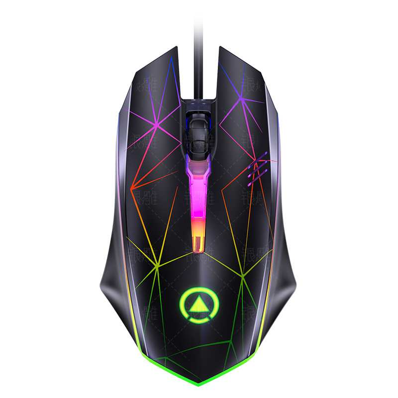 G6 новейший профессиональный игровой коврик для мыши с разноцветные светодиодные 1200 точек/дюйм USB Проводная эргономичная геймерская мышь для ПК/ноутбук