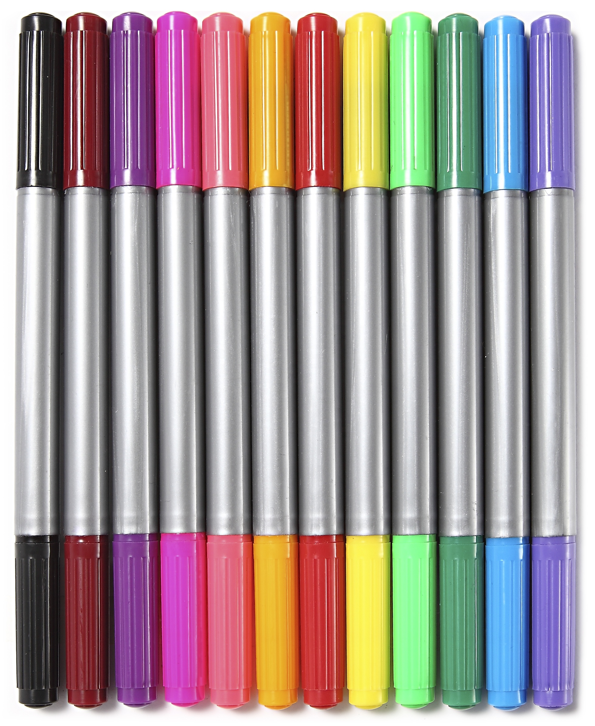 Hot Selling 6/10/12pcs Colors Dual Tip Brush Pens Drawing Painting Watercolor Art Marker Pens
