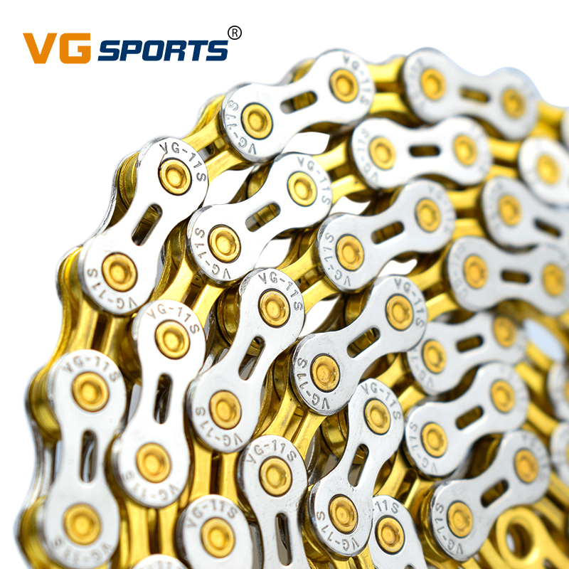 VG Sports 6 7 8 9 10 11 скоростная половинчатая велосипедная цепь для горного и шоссейного велосипеда