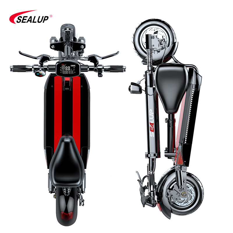 SEALUP-Q8-4 Высокоскоростной электрический скутер, 2 колеса, быстрый МАЛЕНЬКИЙ, 10 дюймов