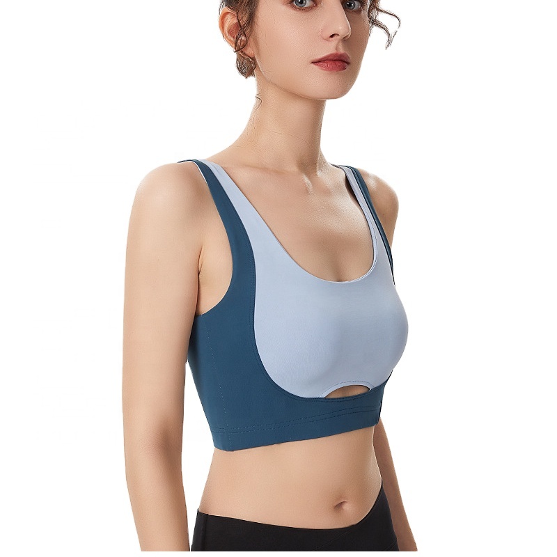 Manufacturer Supplier Breathable Shockproof Sports Bras Fitness Running Yoga Camisole For Women