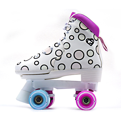 Customized Adults and Kids Flashing roller 4 sizes Adjustable Quad Roller Skates for Women with Temperature-sensitive upper
