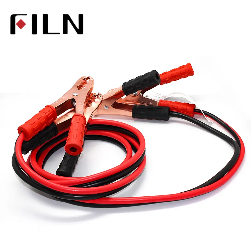 FILN 180mm 600A Start Leads Car Van Battery Booster Cable 2m Battery Alligator Clamps