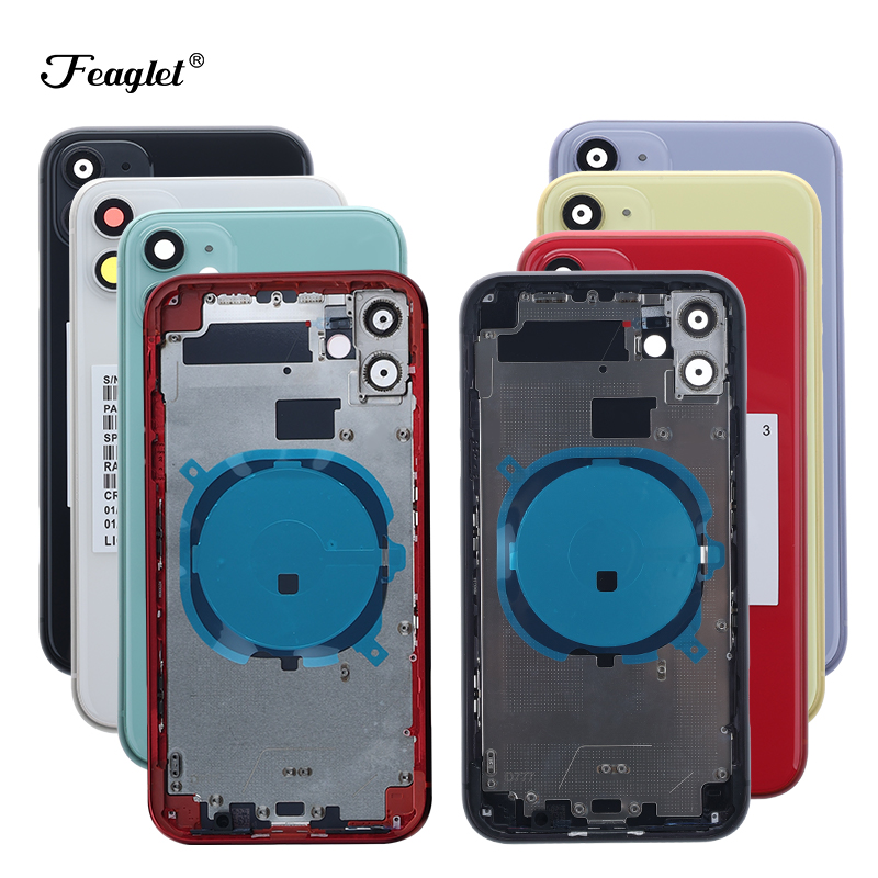 Mobile Phone Replacement Back Cover Original Back Glass Cover Housing Replacement for iPhone 11 Back Housing