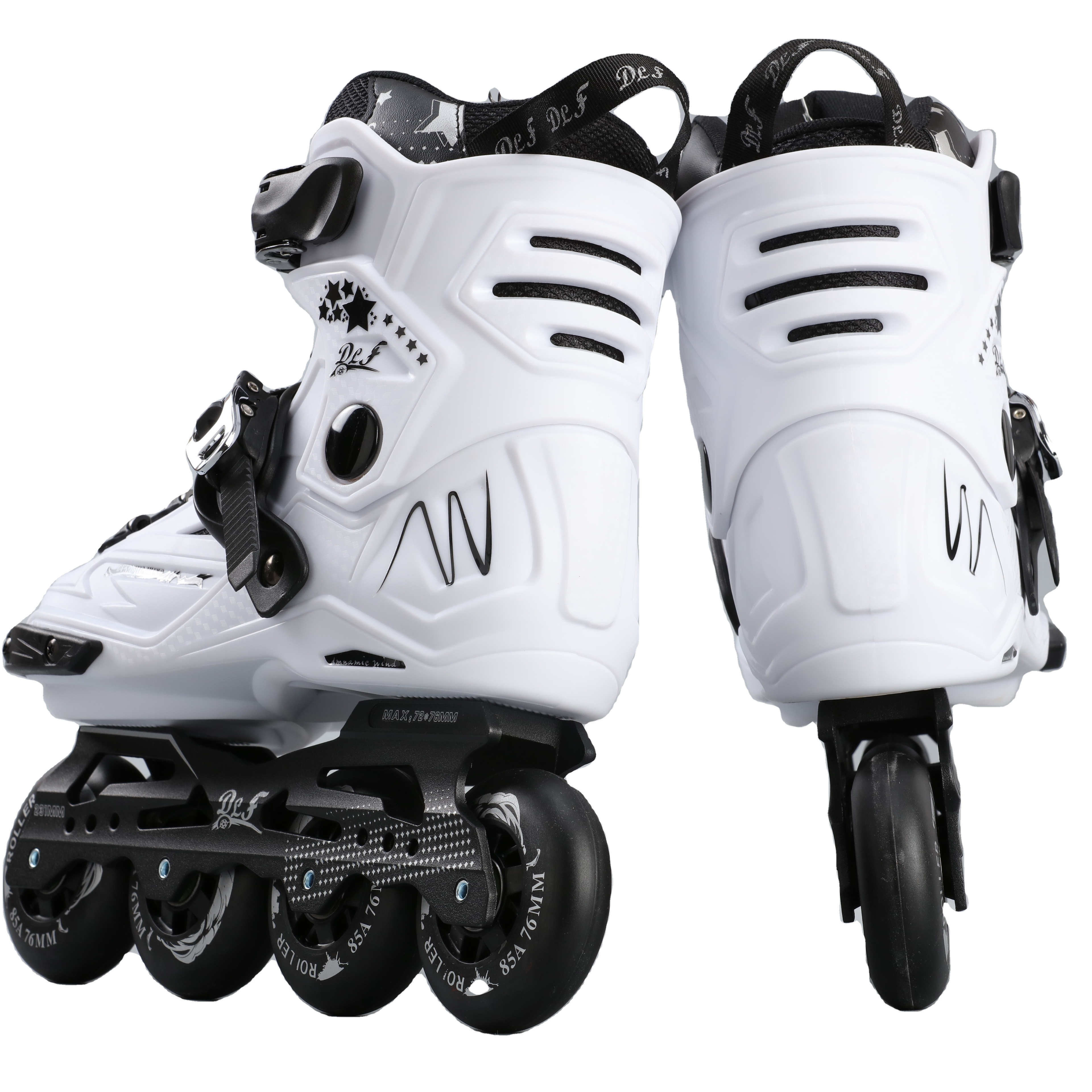 Lightweight Aluminum Alloy Roller Skates for Kids and Teenagers - Customizable Outdoor Inline Skates with Flashing Wheels