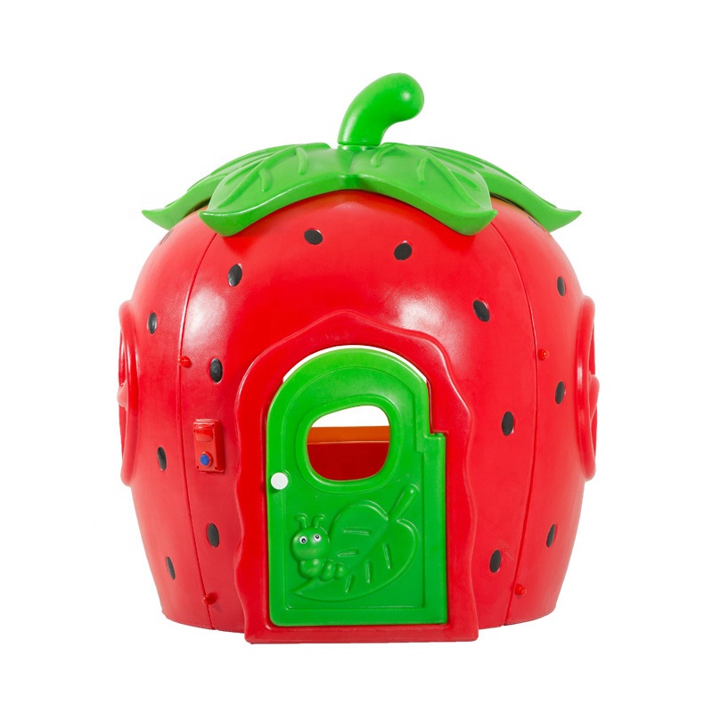 New Fashion Popular Best Quality Commercial Price Kids Strawberry Design Kindergarten Entertainment Play House For Children