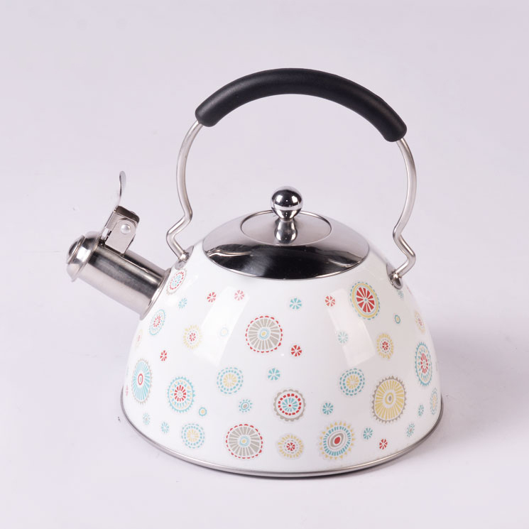 Induction Cooker Stove Teapot Stainless Steel Mirror Cover Body Metal Oem Box Whistling Kettle