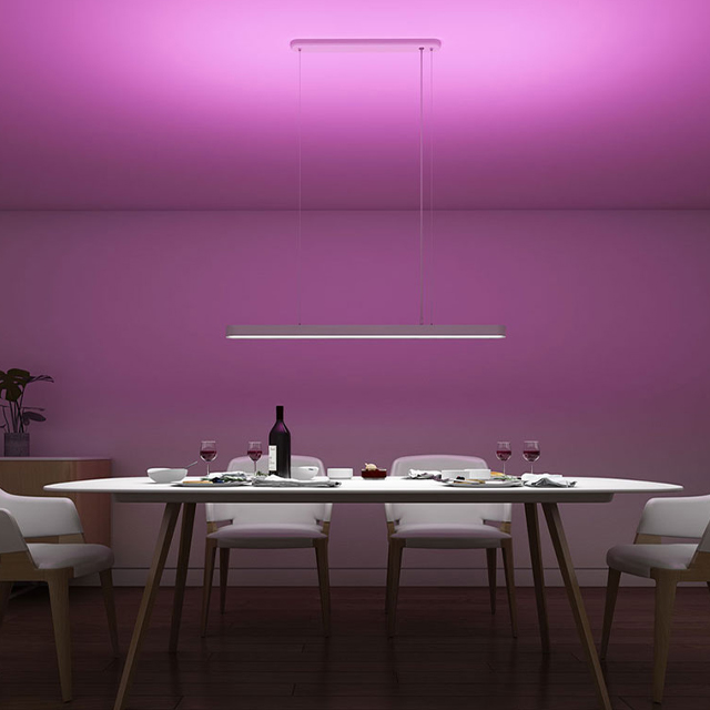Люстры и подвесные светильники YEELIGHT xiaomi, подсветка для бизнеса, офиса и столовой, работает с ассистентом Google
