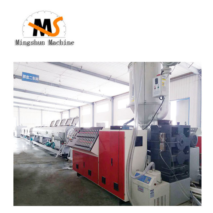 Plastic polyethylene pipe extruder extruding manufacturing machine price