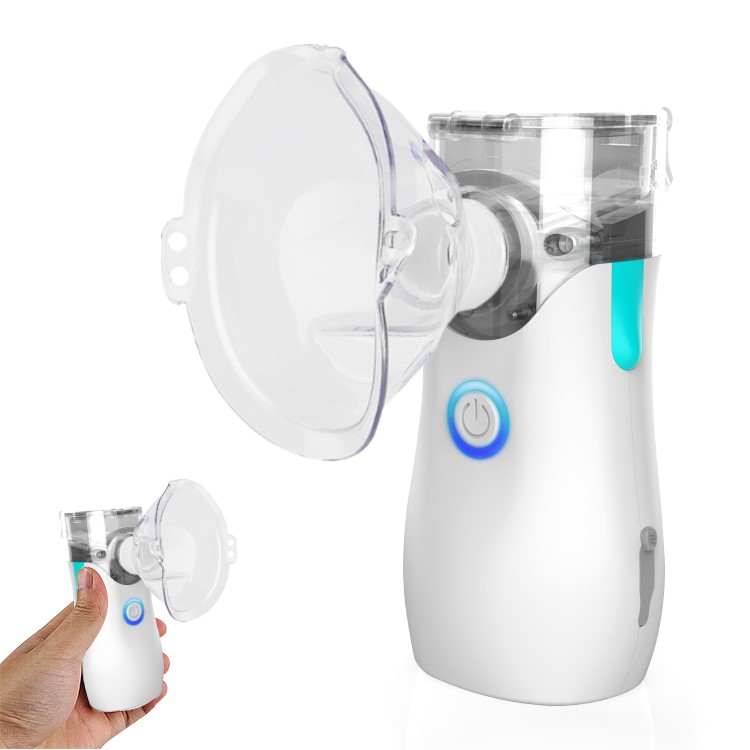 New Hand held Nebulizer operate by removable Battery portable nebulizer ultrasonic mesh nebulizer AA battery