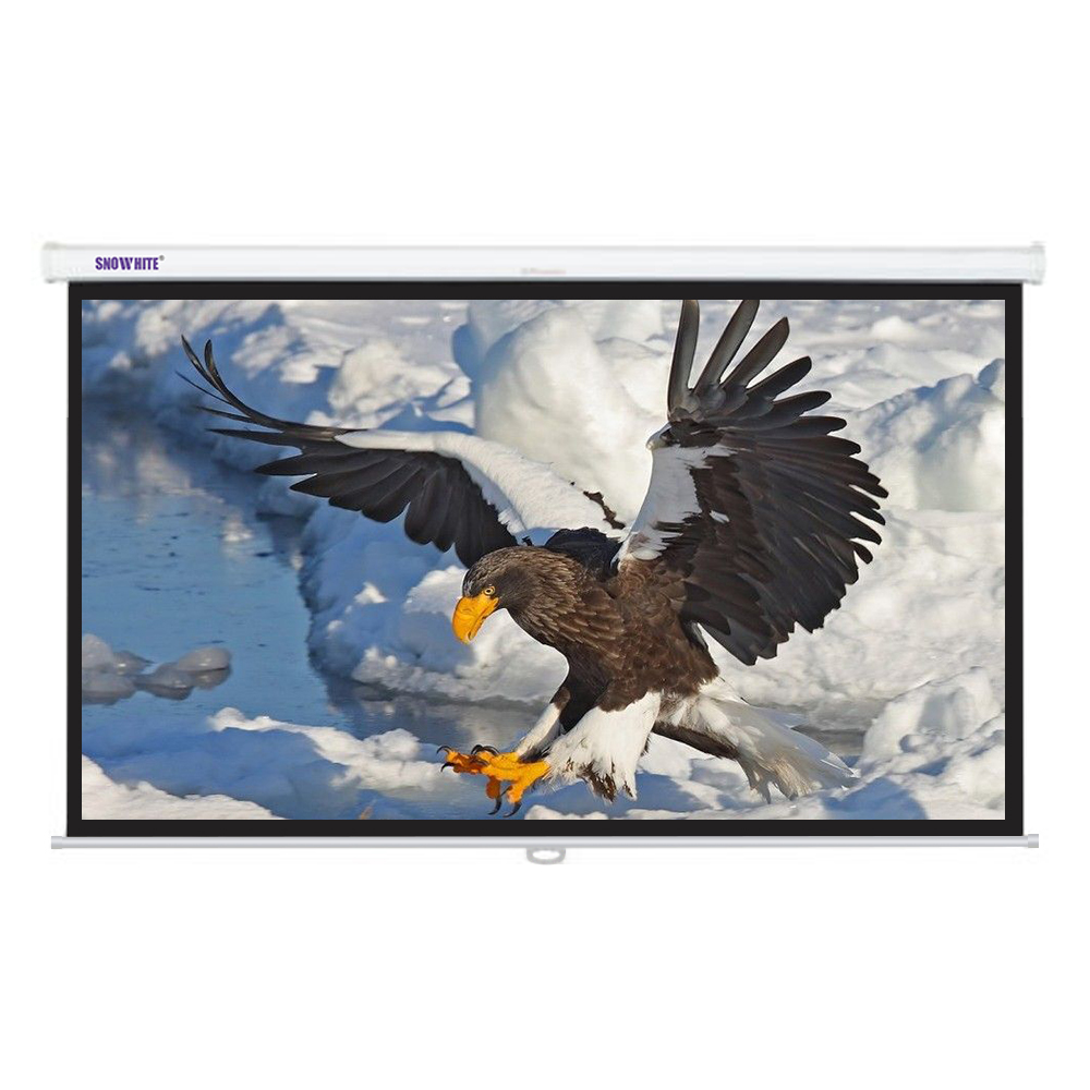 Snowhite 100 дюймов 4:3, кино, ручной проекционный экран BX-3V100KMV