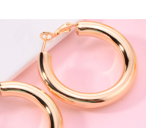 Earrings 2021 High Quality Fashion Jewelry Hoop Circle 18K gold plated stud earring for women Jewellery Accessories Jewelry set