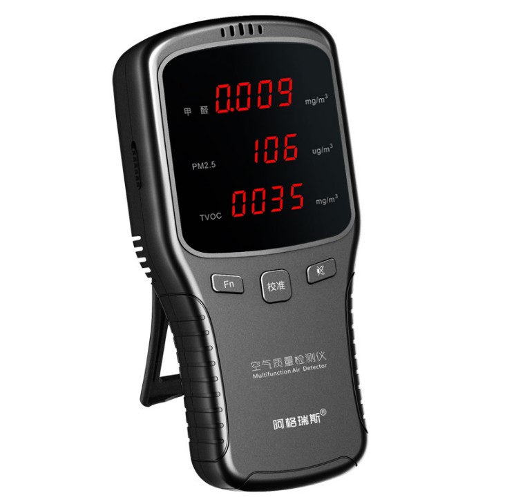 Монитор качества воздуха PM1/PM2.5/PM10 HCHO TVOC датчик со светодиодным дисплеем