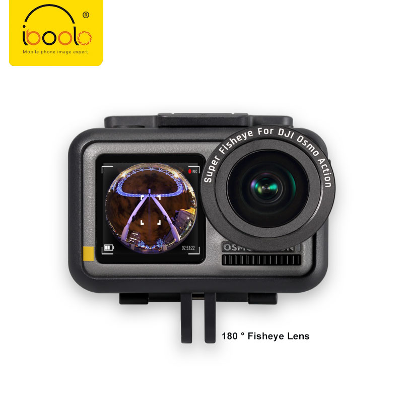 Iboolo brand Unique 15x macro lens and fisheye IP68 waterproof sport camera for Dji OSMO pocket