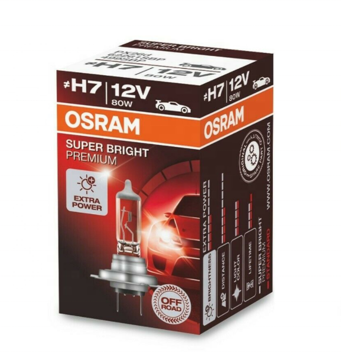 Osram внедорожник супер яркий 12V H7 80W Сделано в Германии
