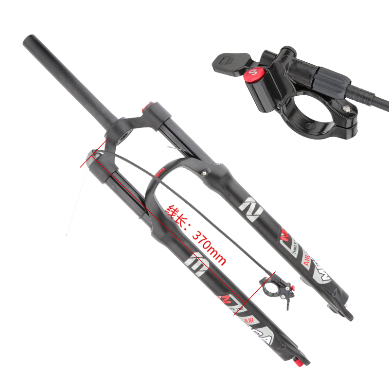 MEROCA Bicycle Air Fork 26/27.5/29 inch disc brake quick release MTB Shock Absorber Oil and Gas Fork