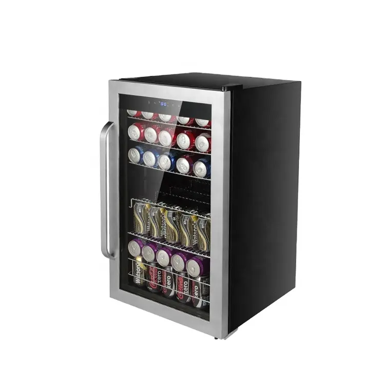Candor custom 120 can /95L counter-top display cooler electric beverage cooler mini refrigerator