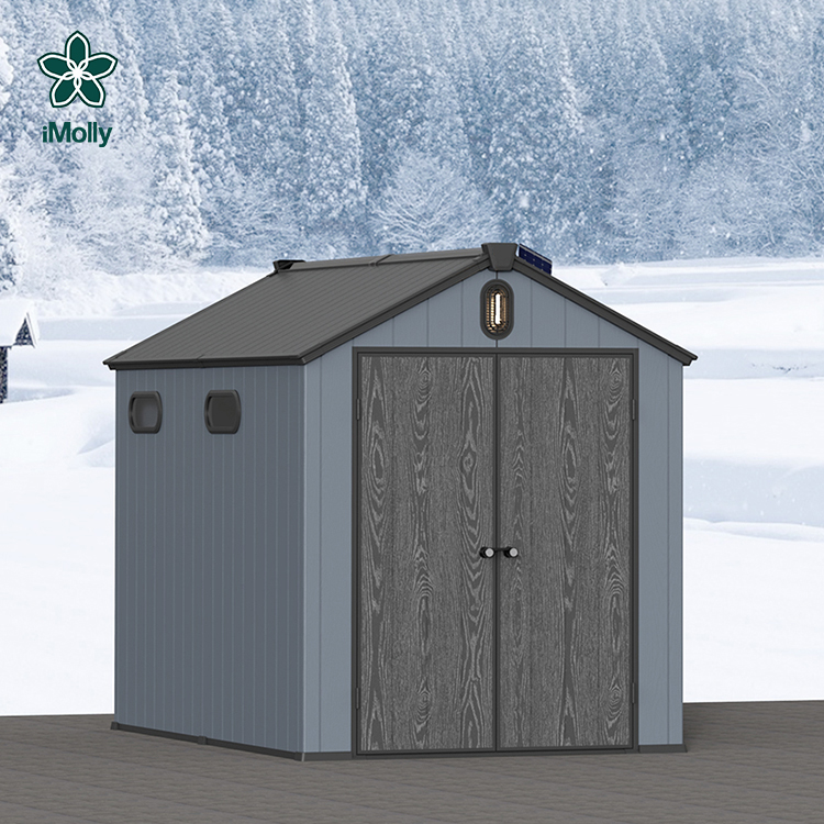 Easy to Assemble Prefab House Plastic Outdoor Storage Shed Plastic for Sale