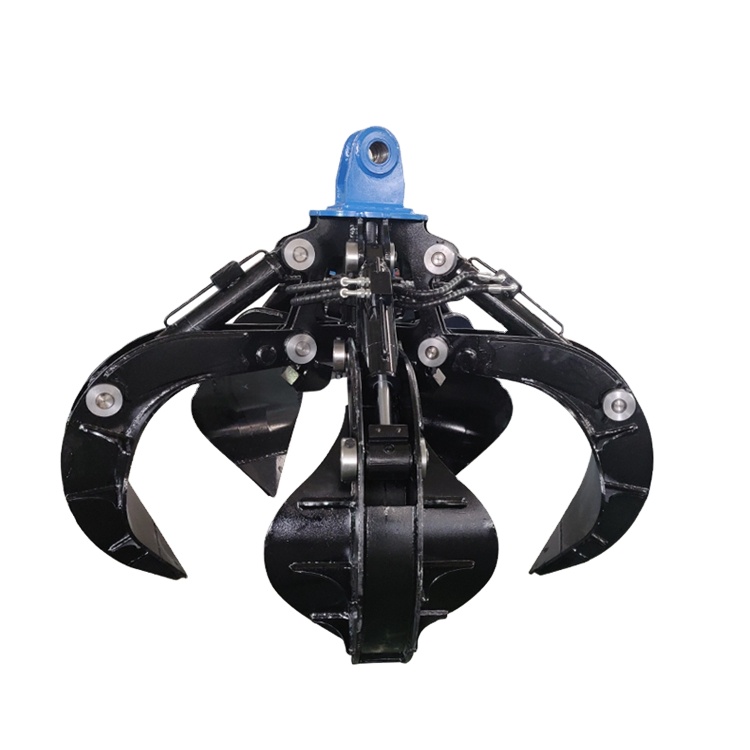 Hot selling cheap hydraulic excavator hydraulic grapple orange peel scrap handling