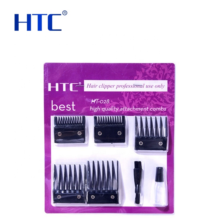 HTC Парикмахерская резка металла и пластика машинка для стрижки волос гребень руководство HT-028