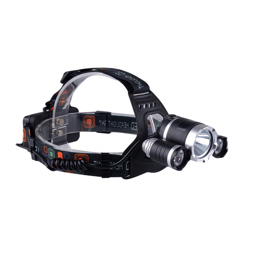 3pcs XM-L T6 Powerful 5000 Lumen LED USB Rechargeable headlamp With 4 Modes