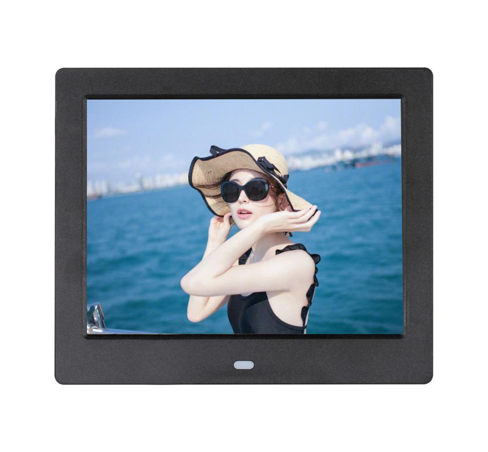 Оптовая продажа цена цифровая фоторамка HD IPS экран MP3 видео игры петли 8 дюймов цифровая фоторамка с часы календарь