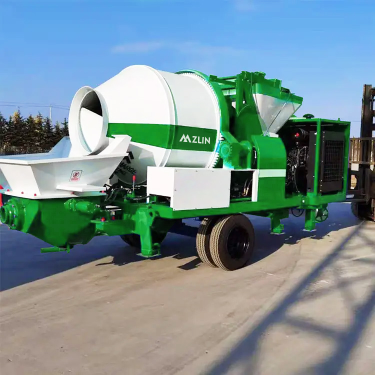 Дизельный бетоносмеситель Ready Mix JBS40R с насосом, Бетономешалка