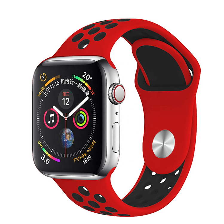 Лидер продаж, дешевый силиконовый цветной ремешок для apple watch, силиконовый ремешок для apple watch