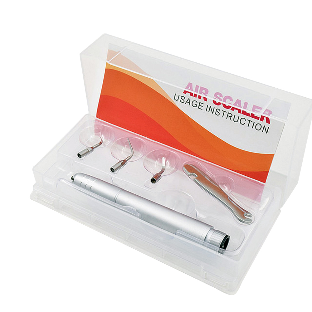 Dental Air Scaler Handpiece With 3 Tips G1/G2/P1 Scaling Polishing Tools