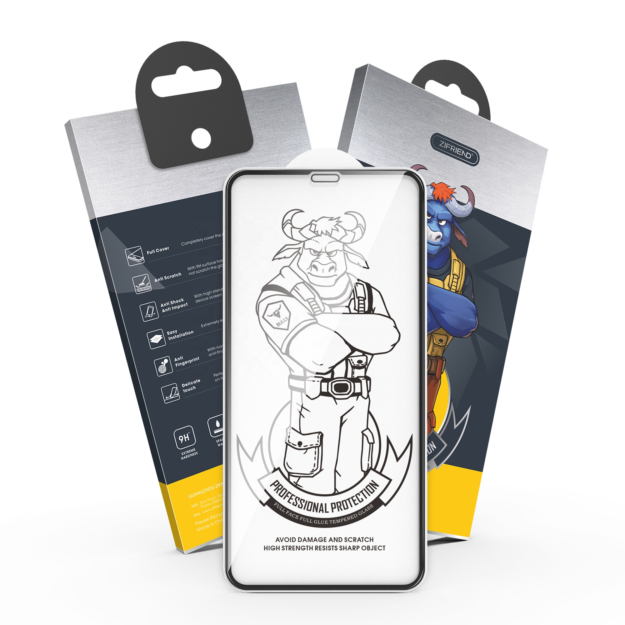 Amazon Hot 9H Премиум Закаленное стекло Защитная пленка для экрана Apple Iphone 11 Pro Max