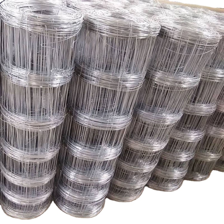 2.5mm Galvanized Tight Lock Mesh Deer Fence 50M Roll Field Fence To Feed Cattle In Agriculture Farm