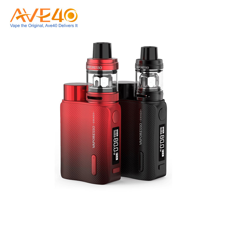 В наличии на складе, после предварительного заказа Vaporesso Swag II 2 Kit 80 Вт 3,5 мл 2 мл одна батарея 18650 оптом, хорошая оптовая продажа от AVE40