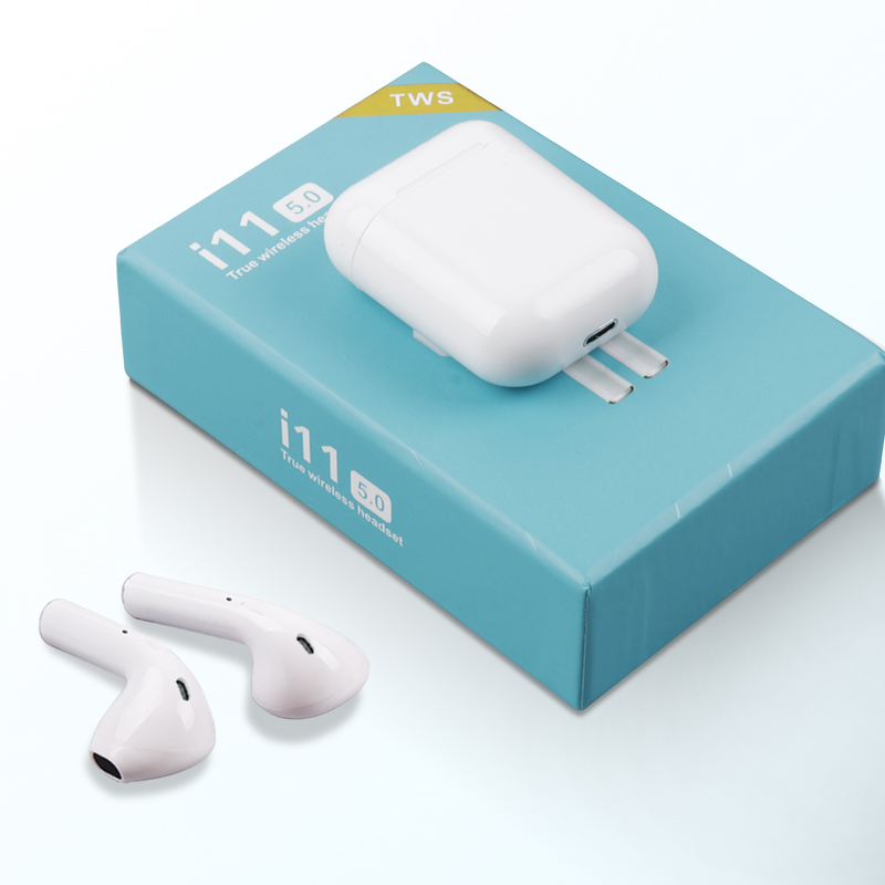 Лидер продаж, Беспроводные стереонаушники Amazon TWS i11 V5.0 TWS с выдвижным окном, наушники-вкладыши