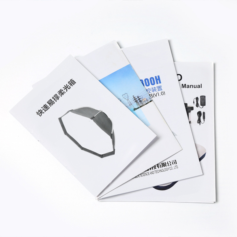 Advertising Printing User Guides Manuals Instruction Booklet Card Custom User Manual Brochure Printing