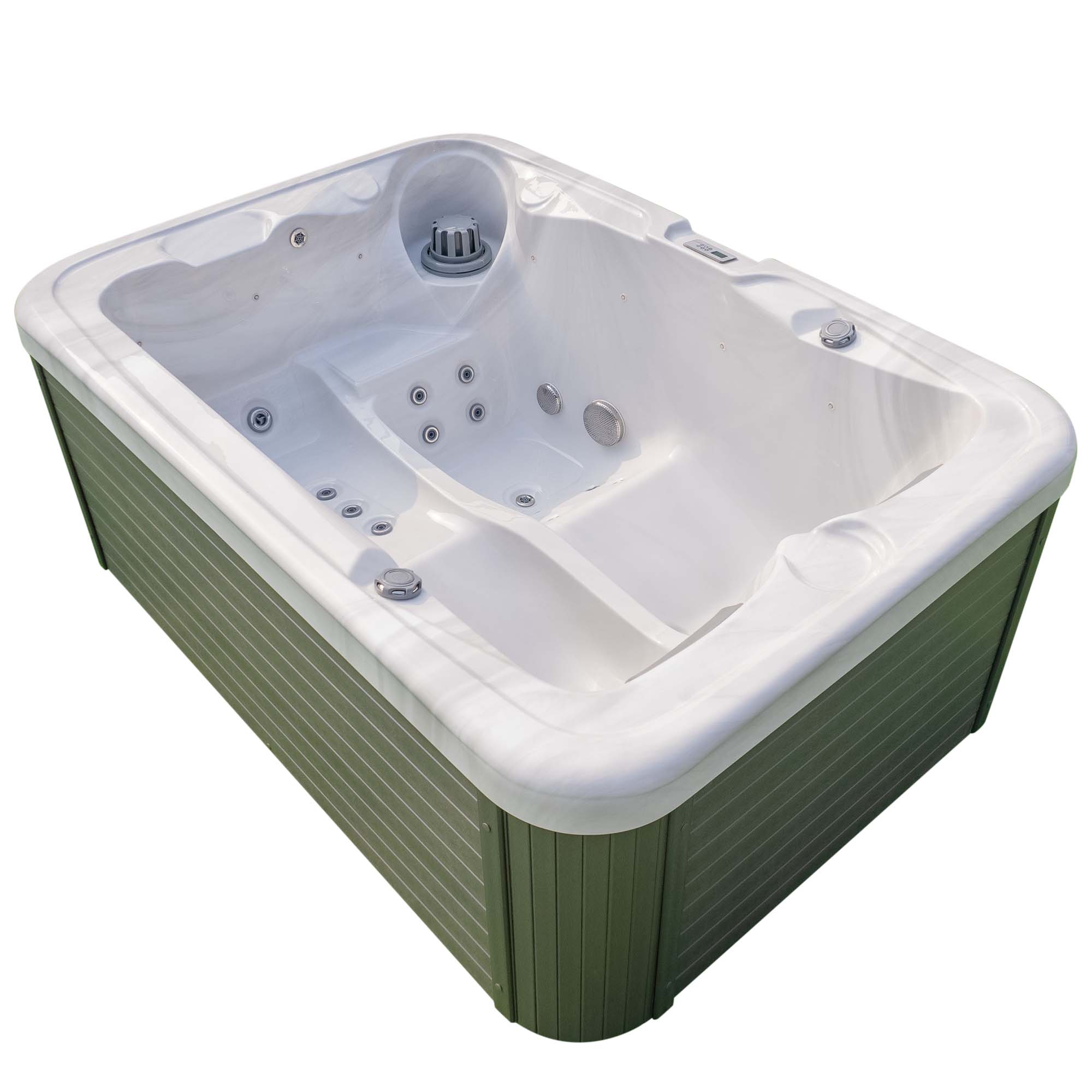 small size 2m Acrylic surface bathtub 2 person freestanding spa soaking hot tub for mini bathroom