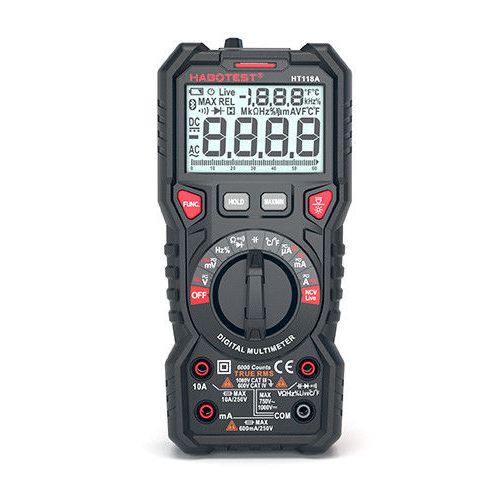 HT118A Цифровой мультиметр Autorange с True RMS 6000 отсчетов Профессиональный Многофункциональный