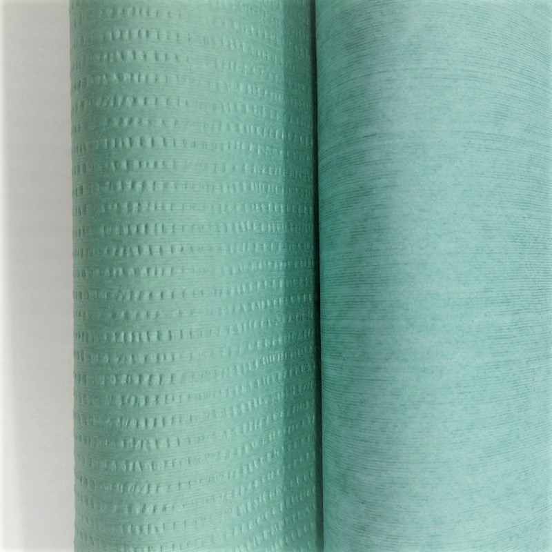 Woodpulp Biodegradable spunlace non woven fabric roll for industrial cleaning cloth