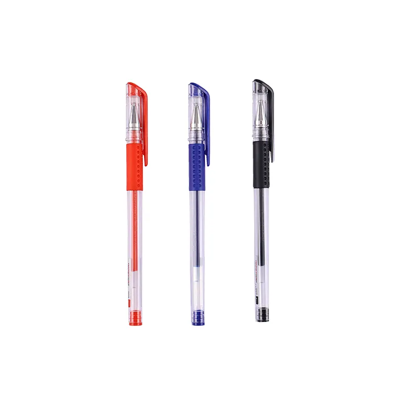 Wholesale neutral pen red blue black water-based signature Student office support customized LOGO