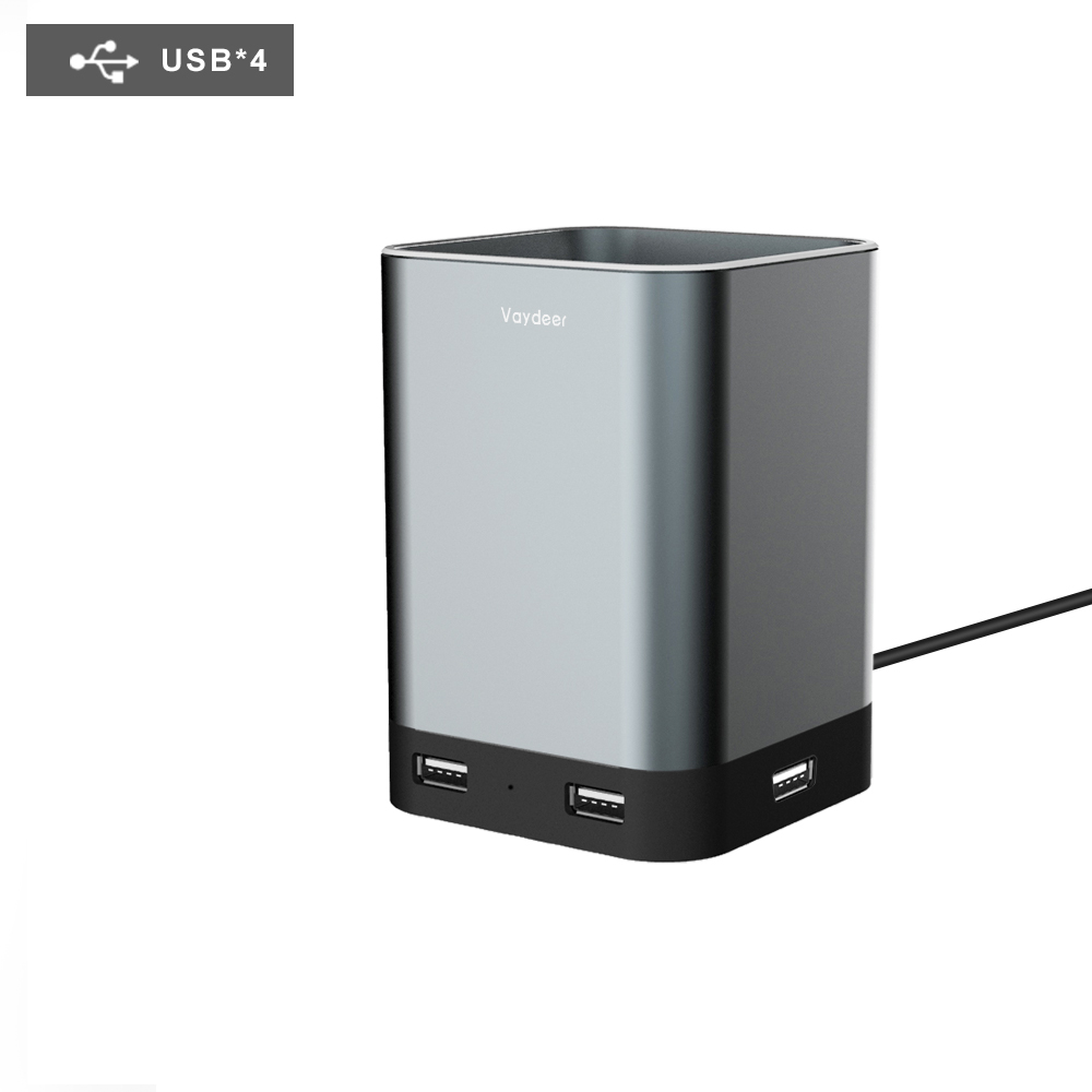 Vaydeer Дешевые уникальные пользовательские магазин Настольный usb карандаш подставка держатель для офиса