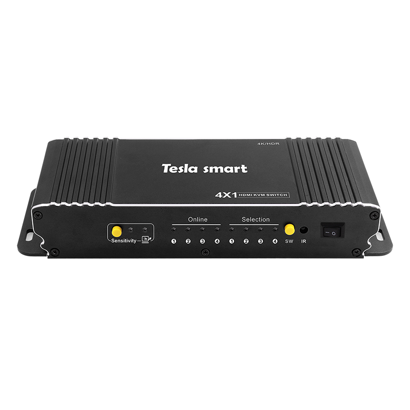 Тесла OEM 4K @ 60 Гц 4 порта FHD HDMI коммутатор с ИК-пультом