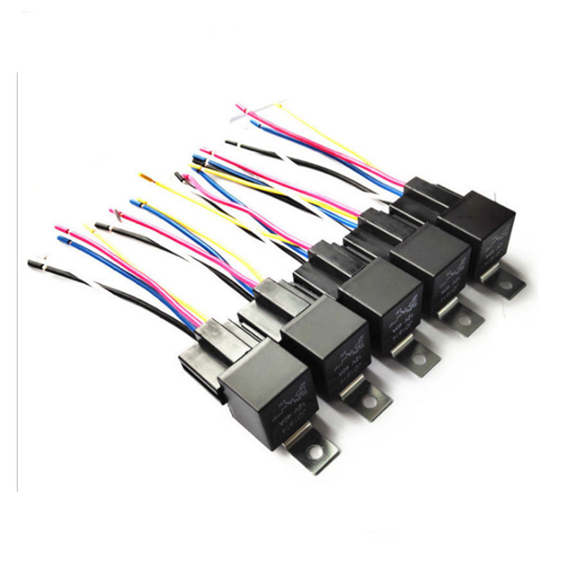 40A 30A 12V 24V JD1914 авто реле с разъем автомобильного реле 4Pin