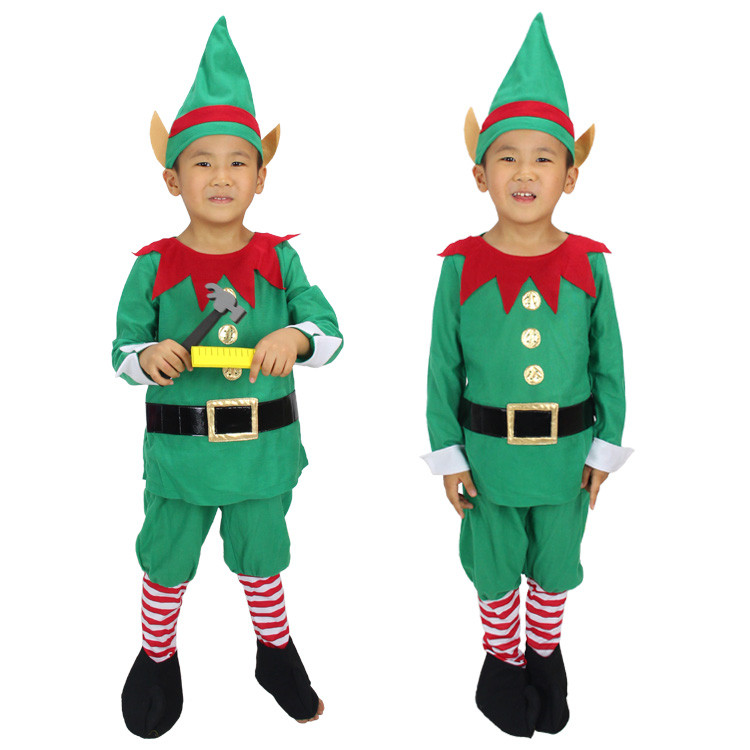 Halloween Green Elf Robin Peter Pan Adult Children Peter Pan Little Green Man Costume