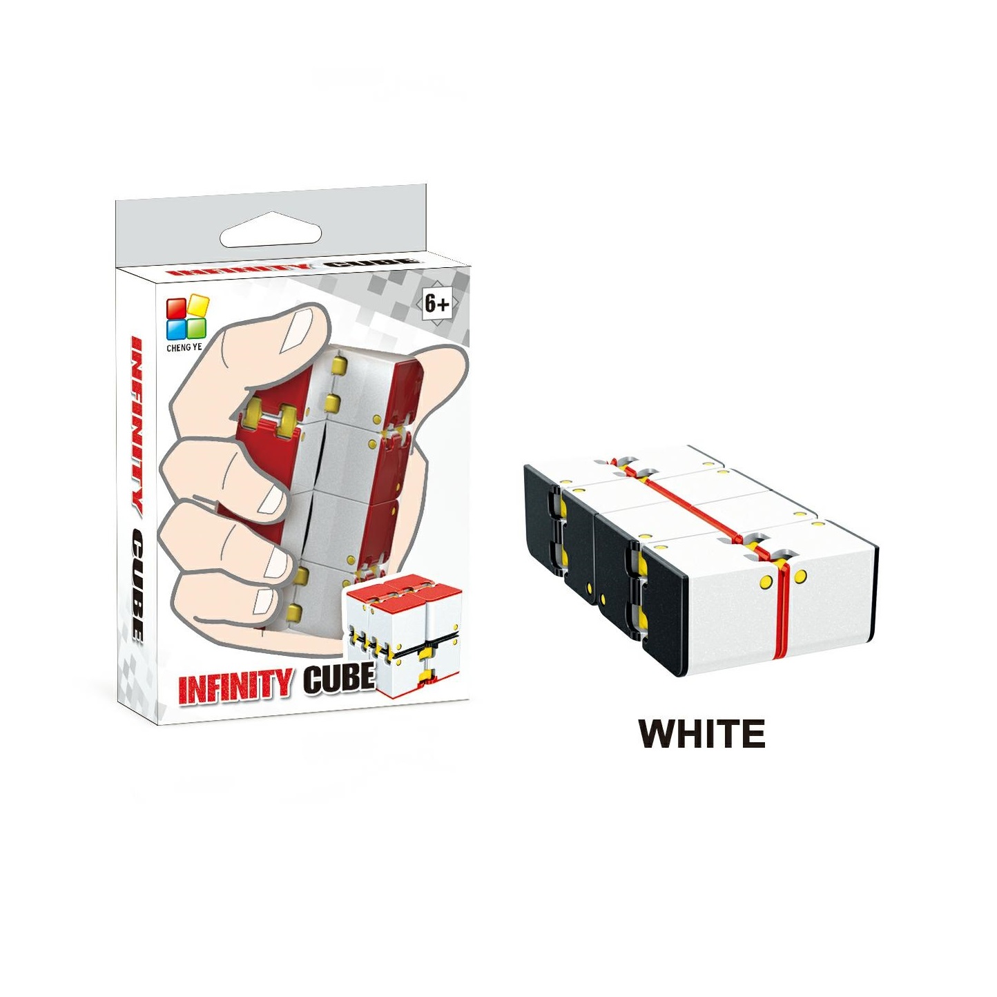 Hot Educational Plastic Anxiety Relief Cube Fidget Magic Cubo Infinito Multi-Color Anti Presion Pressure Decompression Toys Set