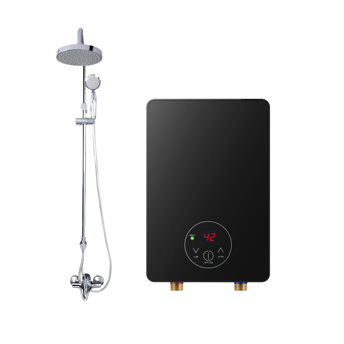 3500w 220V Cozy Economic Eleactric Square Water Heater For bathroom use