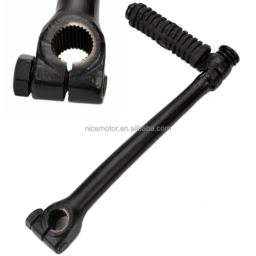 Motocross Pedal Rod Ignition Start Lever Off Road Motorcycle Accessories for110-140CC CRF50(Black)