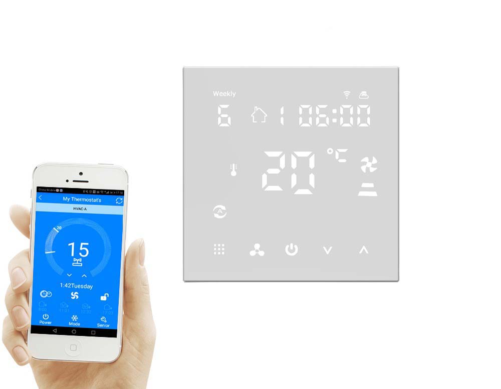 HY607AC-WIFI Tuya Wi-Fi Вентилятор охлаждения катушки Термостат Wi-Fi контроллер температуры