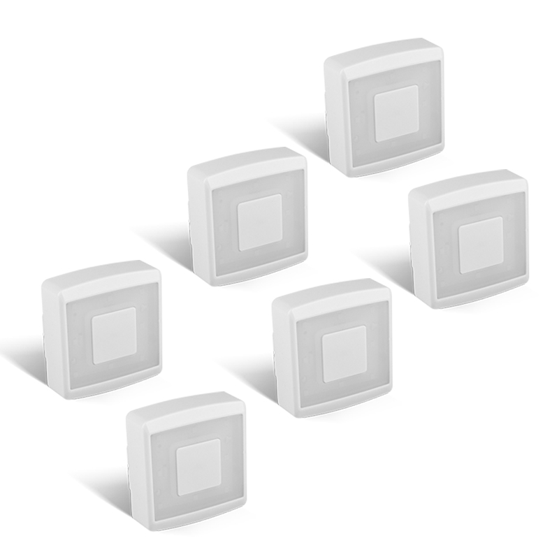 Горячая Распродажа 8led Под Кабинет Светодиодный Шкаф Кухня Шайба шкаф огни для платяного шкафа свет сенсорный переключатель включения/выключения DL2-1128A 4,5
